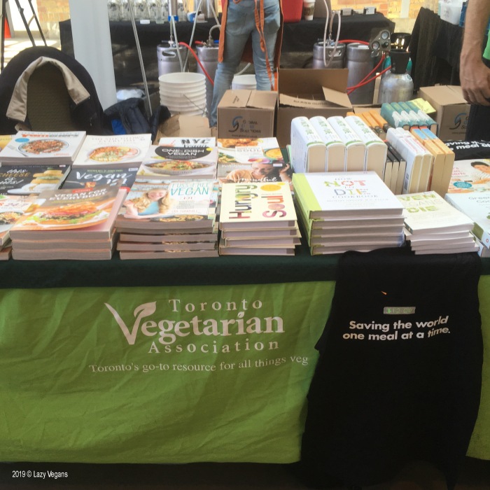 Toronto Vegetarian Association booth
